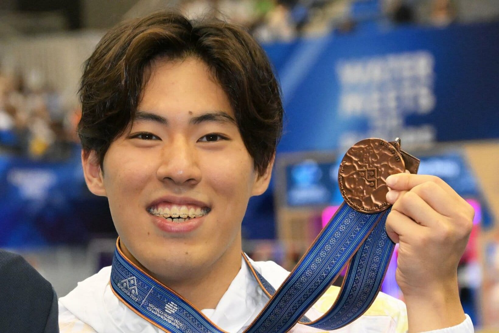 世界選手権で銅メダルを獲得した本多灯