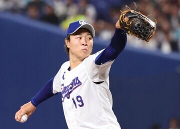 阪神戦に登板した高橋宏斗