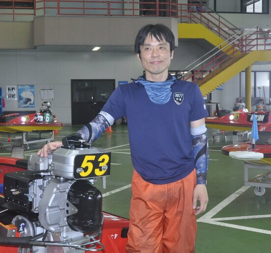  Ｂ１級とは思えぬ好走を見せている松浦博人