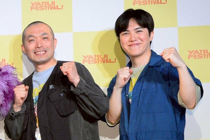 ラブレターズの塚本直毅(左)と溜口佑太朗