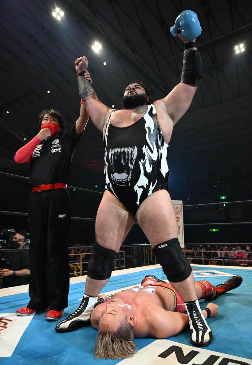 驚異のパワーでオカダの連勝を止めた伏兵ジョナ（東スポWeb）