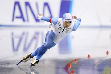  女子５００メートルで７連覇と、調子は上々の小平奈緒（写真：アフロスポーツ／ＪＳＦ)