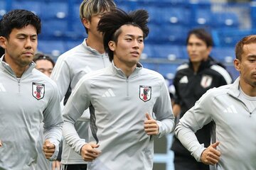 インドネシア戦でもゴールを狙う中村敬斗