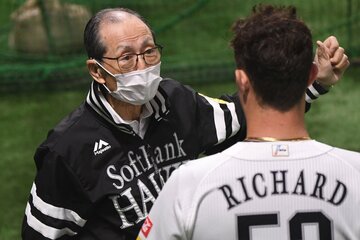 王貞治球団会長は常にリチャードのことを気にかけていた
