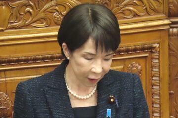 陳謝した高市早苗首相
