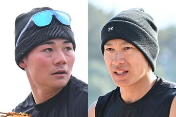 清宮幸太郎（左）と柳田悠岐