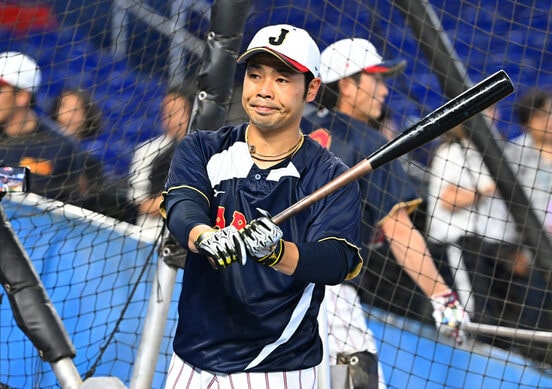 ローンデポ・パークで練習を行った近藤健介