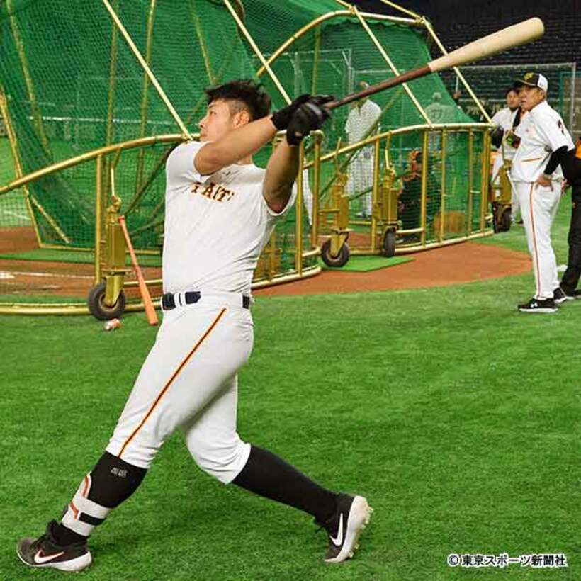  高卒の生え抜きで４番打者に成長した岡本