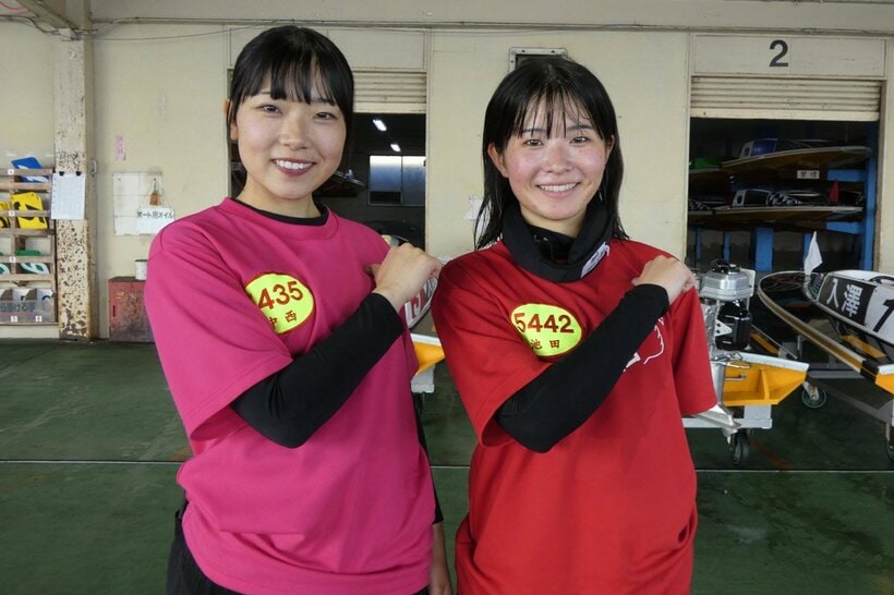 中西月輝(左)と池田美優