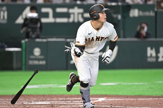 ７回、２ランを放った巨人・佐々木俊輔