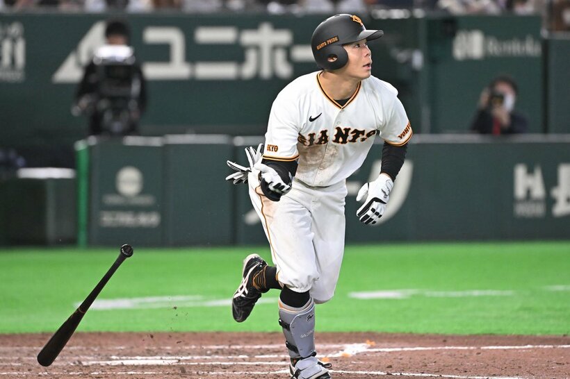 ７回、２ランを放った巨人・佐々木俊輔