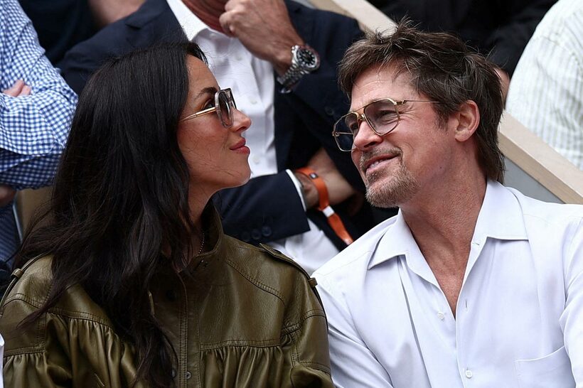 イネス・デ・ラモンさん（左）とブラッド・ピット（ロイター）