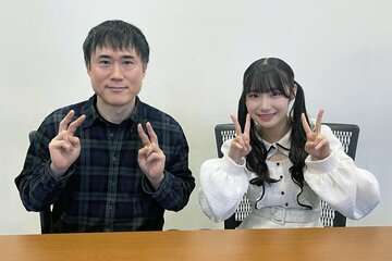 高須幹弥院長（左）と倉島杏実