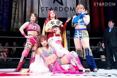 STARDOM DMMオンクレ限定完全受注生産品 　E neXus V　白川未奈 写真：【スターダム】舞華＆白川未奈の共闘ユニット「E neXus V」始動