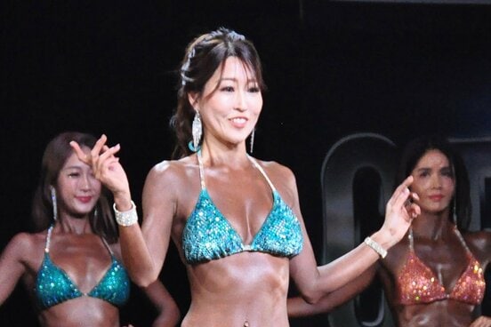 ビキニモデルマスターズで５位入賞を果たした松村香代子