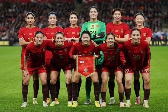 中国女子代表チーム（ロイター）