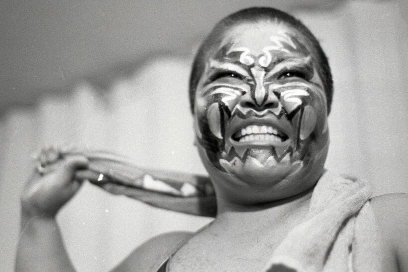 長与千種に敗れ丸刈りになったダンプ松本（８６年１１月）