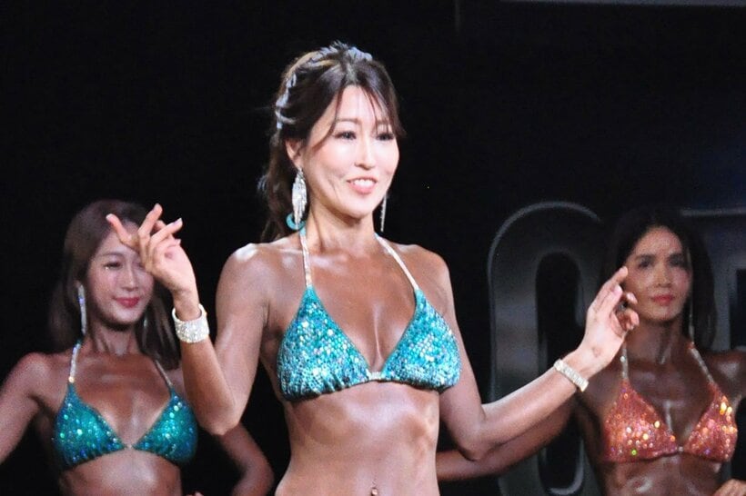 ビキニモデルマスターズで５位入賞を果たした松村香代子