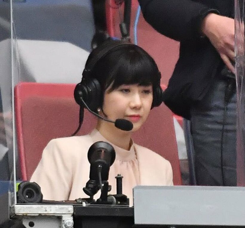  １月の全日本選手権で解説を務めた福原愛さん