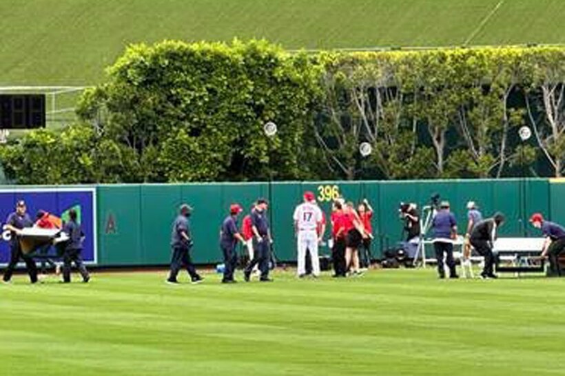 エンゼル・スタジアムに登場した大谷の正体は？