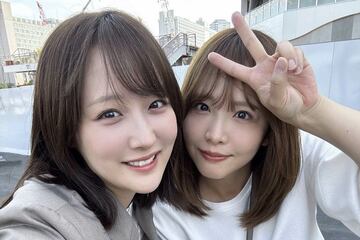 鎌田菜月（左）と松村香織