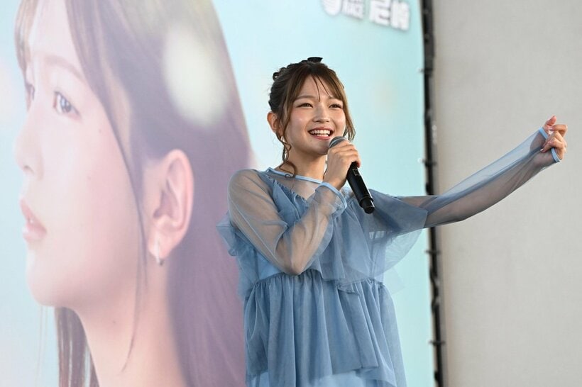 オープニングセレモニーに登場した福留光帆