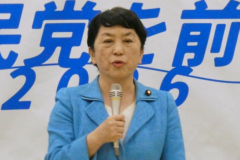 社民党の福島瑞穂党首