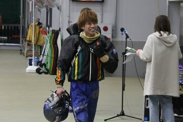 会心の差しで準優１着の定松勇樹