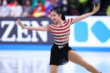 ＳＰ２位に入った中井亜美