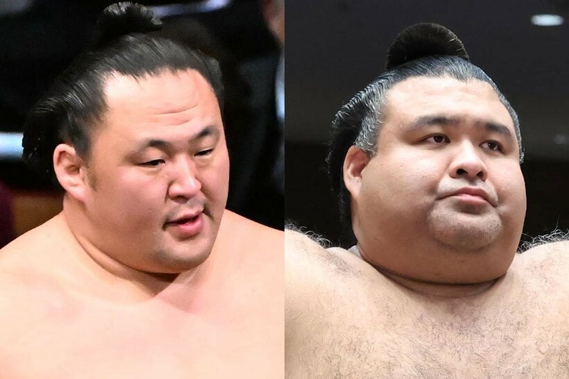 41歳の鉄人・玉鷲(左)と、35歳の次期鉄人候補・高安