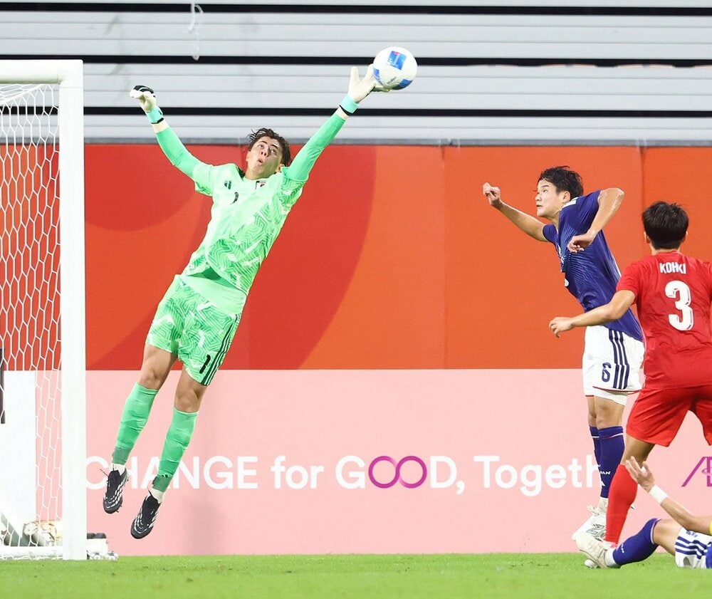 ゴールを守り切ったGKピサノ