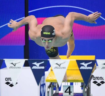  男子１００ｍ個人メドレー決勝で優勝した瀬戸大也（東スポWeb）