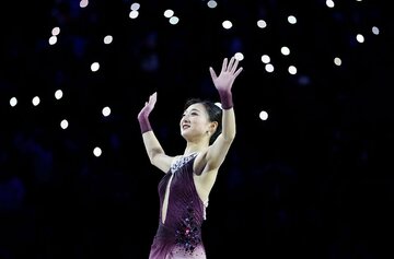 ４度目の世界選手権制覇で現役生活に幕を下ろす坂本花織（ロイター）
