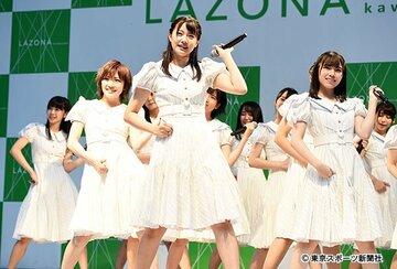  新曲「大好きな人」発売記念イベントを行ったＳＴＵ４８