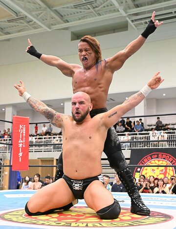 石森太二(上)とロビー・エックス
