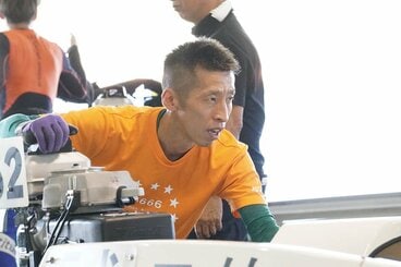 相棒５２号機に手応えを感じている日笠勝弘