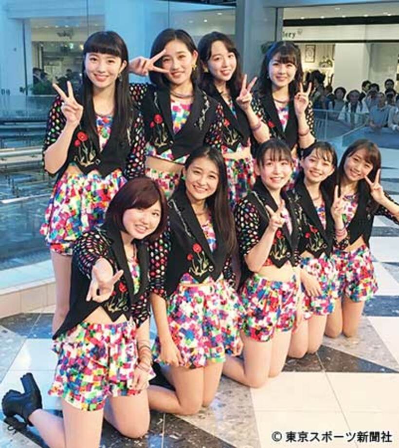 新曲発売イベントを行ったアンジュルム