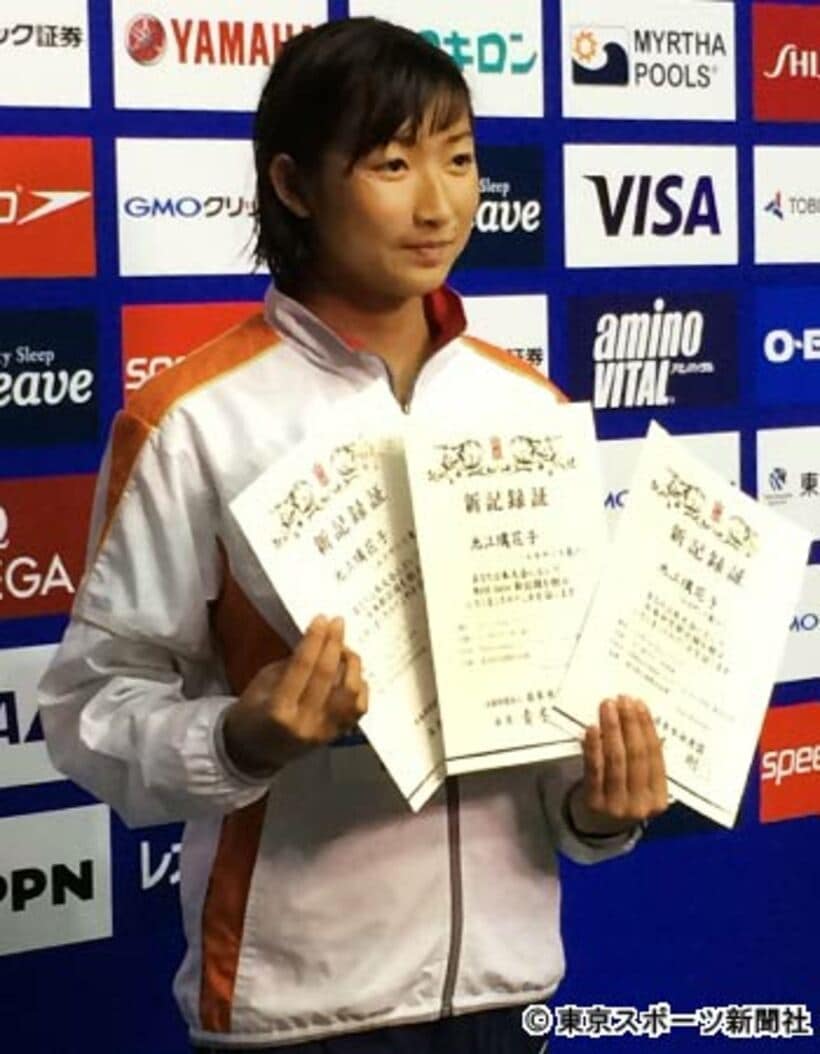 日本新をマークして優勝した池江