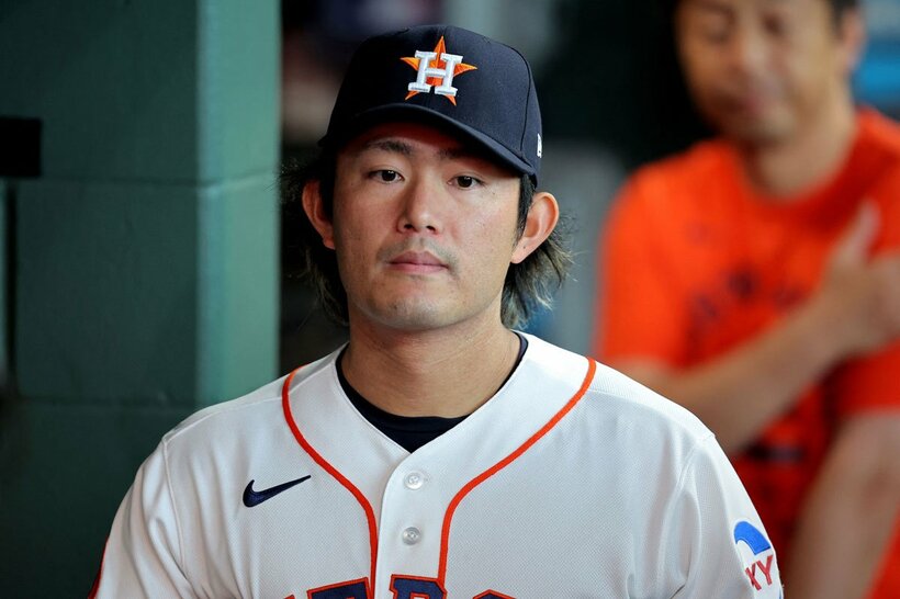 厳しい視線を浴びる今井達也（ロイター）