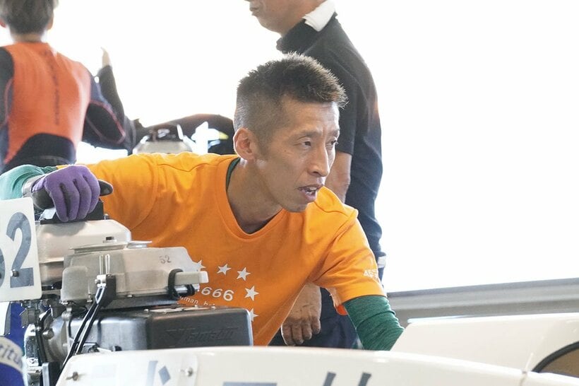 相棒５２号機に手応えを感じている日笠勝弘