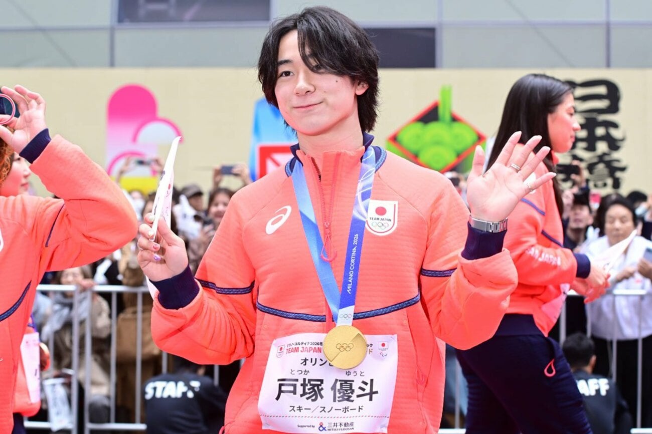 パレードに参加した戸塚優斗