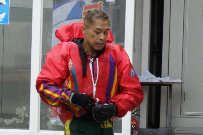 奮闘中の山田竜太