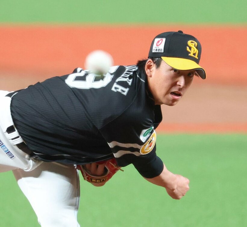 急遽のデビュー登板となったソフトバンク・大竹風雅