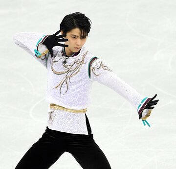 ８年前の2月17日、平昌五輪で金メダルを獲得した羽生結弦（2018年）