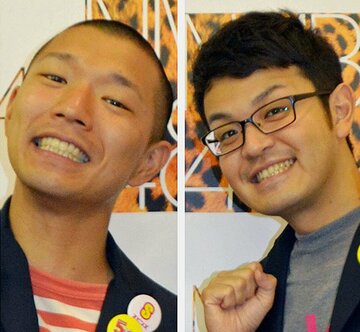  左から今井、高見