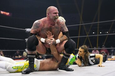 AEWで活躍した「ザ・ブッチャー」ことアンディ・ウィリアムズさん(2024年=©All Elite Wrestling)