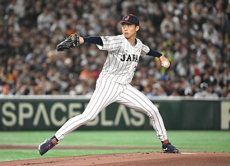 昨年11月の日韓戦で好投したオリックス・曽谷龍平