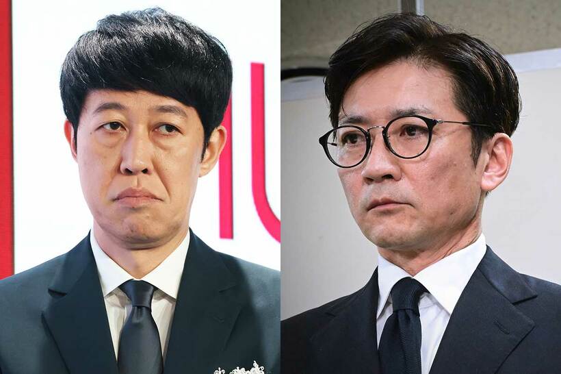 小籔千豊（左）と国分太一