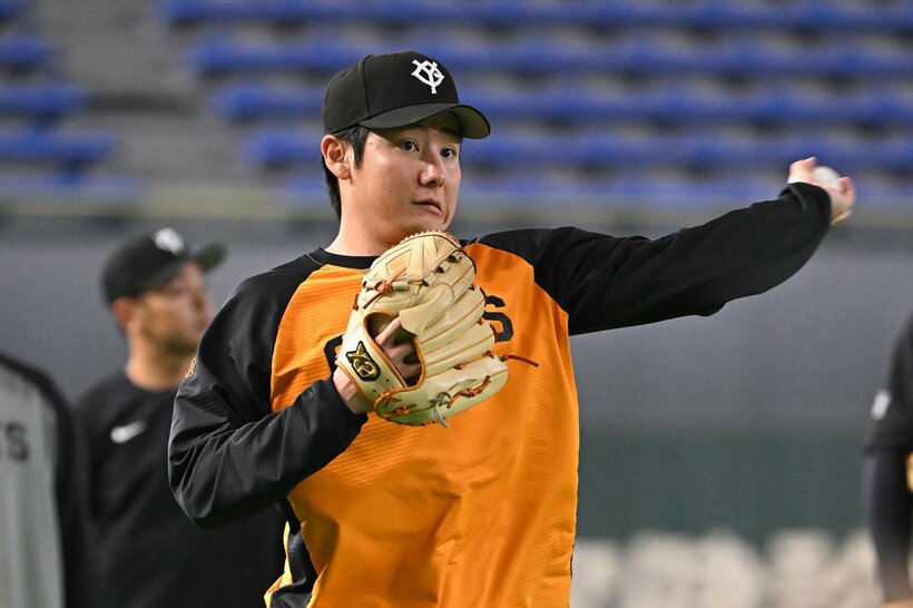 開幕投手に決まった竹丸和幸