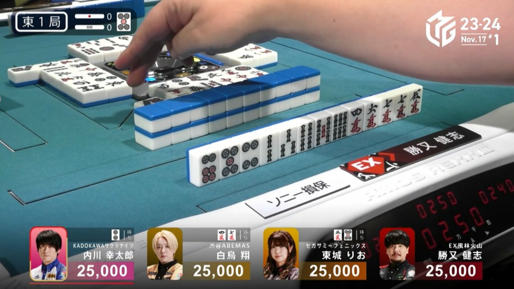 手が育ったところで勝負